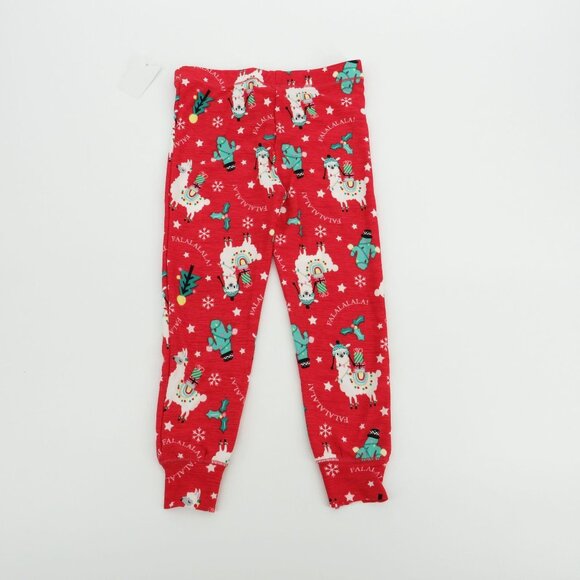 Merry Lane Kids Holiday Pajama Set "Fa-La-La-La Llama!" Gray Red Size 2T NWT $32 - Picture 7 of 7